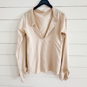 Marni Stripe Pullover Silk Blouse